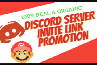 do massive discord promotion, nft marketing to real and active members