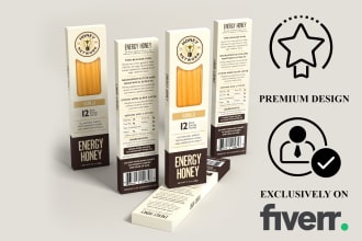 design product package, product label or cosmetic label