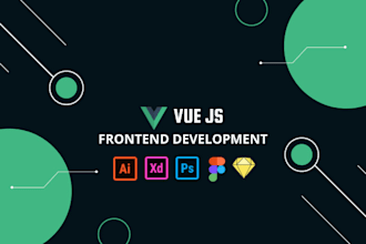 convert psd, xd, figma, html to vue js