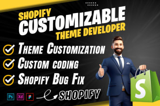 do shopify bug fix, shopify custom coding, shopify theme customization, fix bug