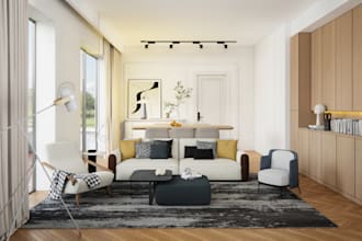 design your kitchen, bedroom, or living space in 3d render