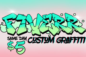 make custom graffiti same day