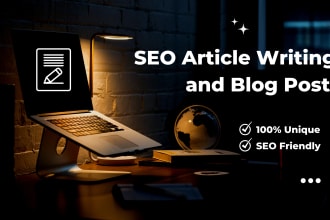 be your SEO blog content writer and website content writer