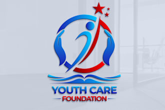 unique nonprofit, welfare, charity, foundation, and organization logo