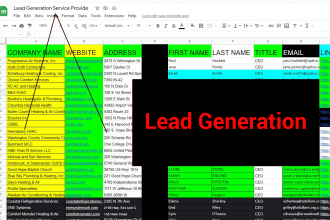do b2b lead generation for potential customer