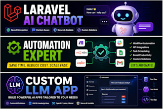 build ai chatbot, automation system and llm application