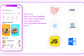do create professional website using laravel or php and mysql