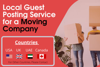 guest post on 15 blogs for moving business local SEO service