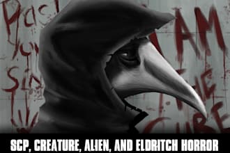 create scp, monster, alien and eldritch horror for you