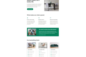 convert simple design to hand coded, static website like landing in html5, css3