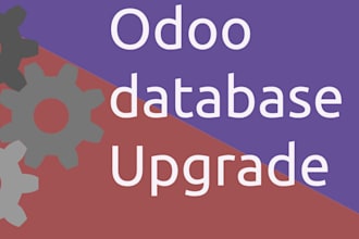 upgrade your odoo database