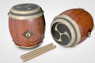 record traditional japanese drums on any song