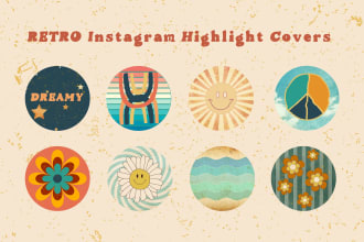 create instagram highlight icon covers and profile picture