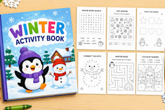 design activity books for kids