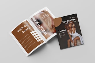 create book and magazine design