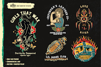create a custom traditional tattoo design