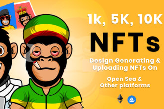 generate nft collection and bulk upload nft