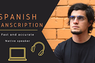do spanish transcription of your audios or videos
