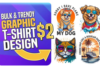 do bulk and trendy graphic t shirt design on amazon t shirt