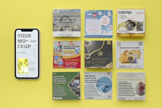 design professional social media posts for insta and fb