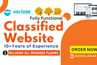 create classified ads website with osclass