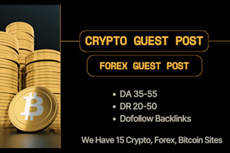 publish crypto, forex, bitcoin guest post with dofollow backlink
