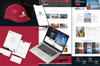 do company branding with website and logo