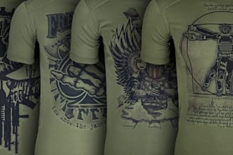 original military army t shirt , merch by amazon designs