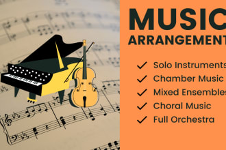 make a music arrangement