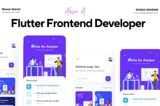 do flutter front end development