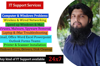computer repair, optimize pc, it support, pc build, fix, problem, remote, solve