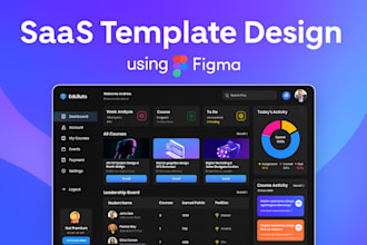 design ai, saas, CRM, admin dashboard UI UX in figma