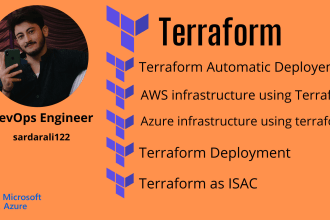 be your devops engineer with AWS and terraform