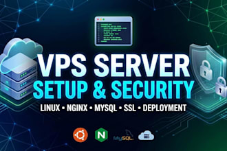 setup, configure, secure, and optimize your vps server