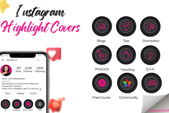 Big Deals!  create instagram highlight covers