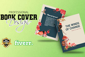 do kdp book cover, notebook, planner, ebook cover design