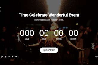create a custom coming soon page or landing page website