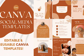 design pro social media posts and canva instagram templates