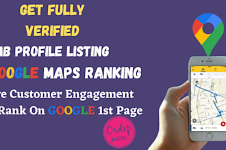 build google maps listing on da 50 plus sites