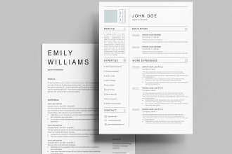 design professional resume in indesign