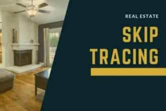 do bulk skip tracing for real estate business