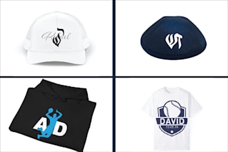 design a custom hebrew logo, monogram for bar mitzvah, bat mitzvah or wedding