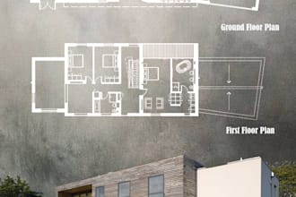 create architectural presentation boards, posters and portfolio in photoshop