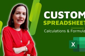 make an excel table format, amortizations loans, data transformation, and more