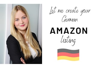 create a professional german amazon SEO listing including ebc
