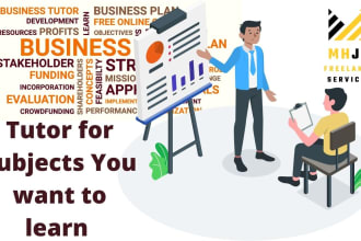 economics, management, finance, accounting, hrm, business and marketing tutor