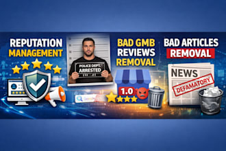 remove mugshots, bad links,articles, gmb reviews on google legally under dmca