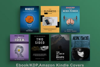 design a beautiful cover for your book, ebook, audiobook or kdp