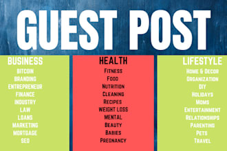 write and publish guest post on da55 business, health and lifestyle blog