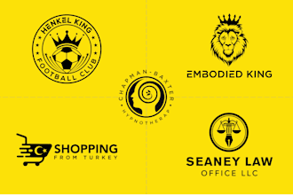 design flat minimalist and unique logo for you